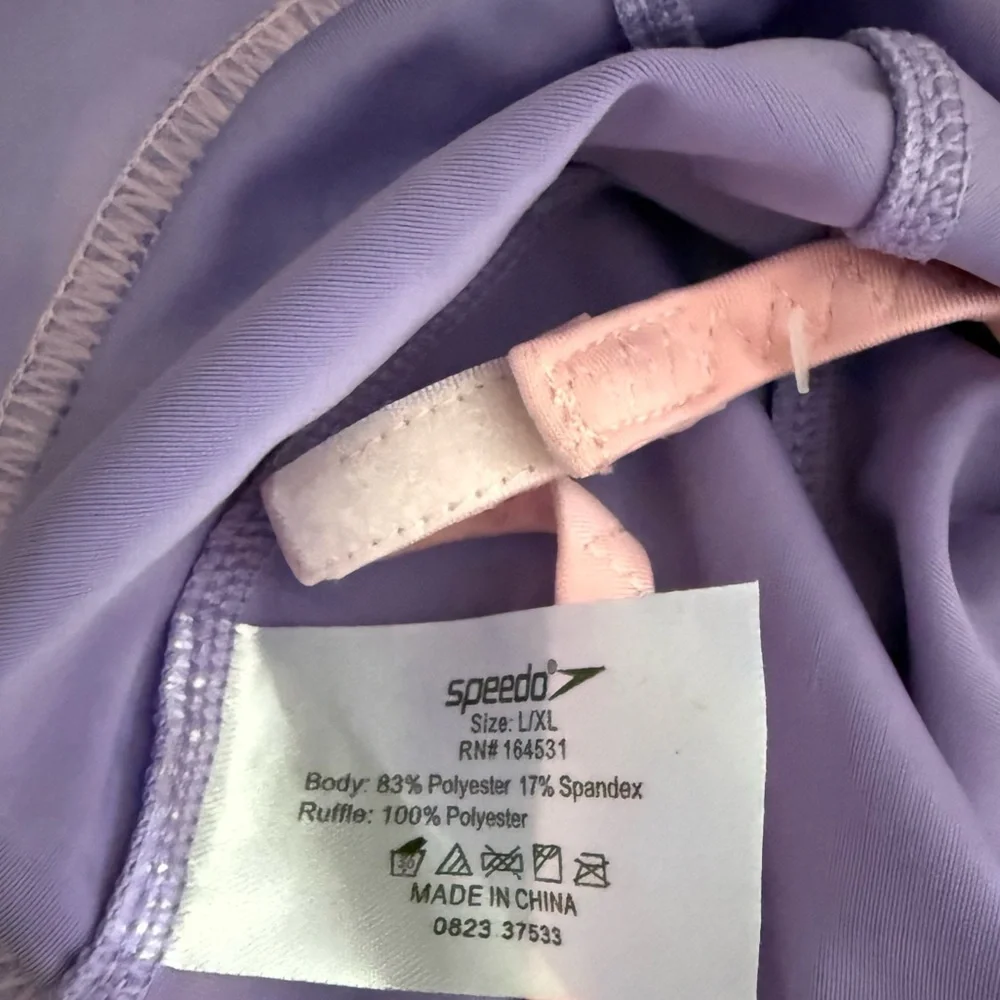 NWT Speedo baby toddler sun bucket hat Size L/XL new purple